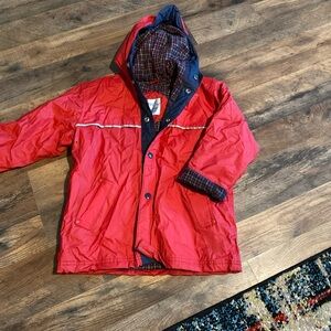 Red Kids Jacket with Hood